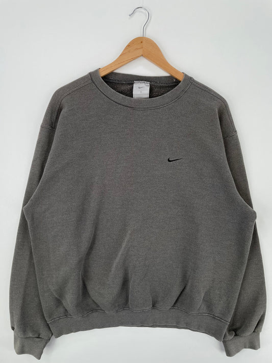 90's NIKE MINI SWOOSH Made in USA Size L Vintage Sweat-shirt / E1451S