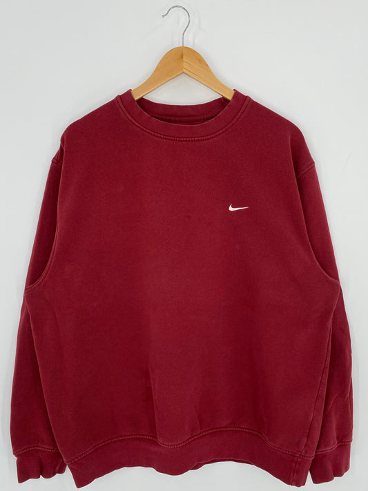 00' NIKE MINI SWOOSH Size L Vintage Sweat-shirt / K5723