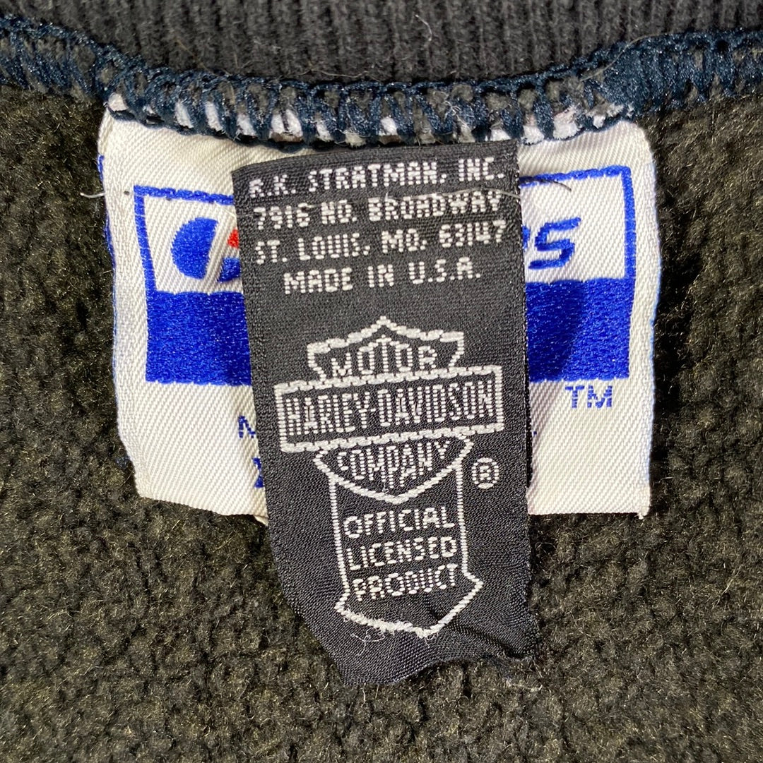 90’s HARLEY DAVIDSON Made in USA Size XL Vintage Sweat-Shirt / E732