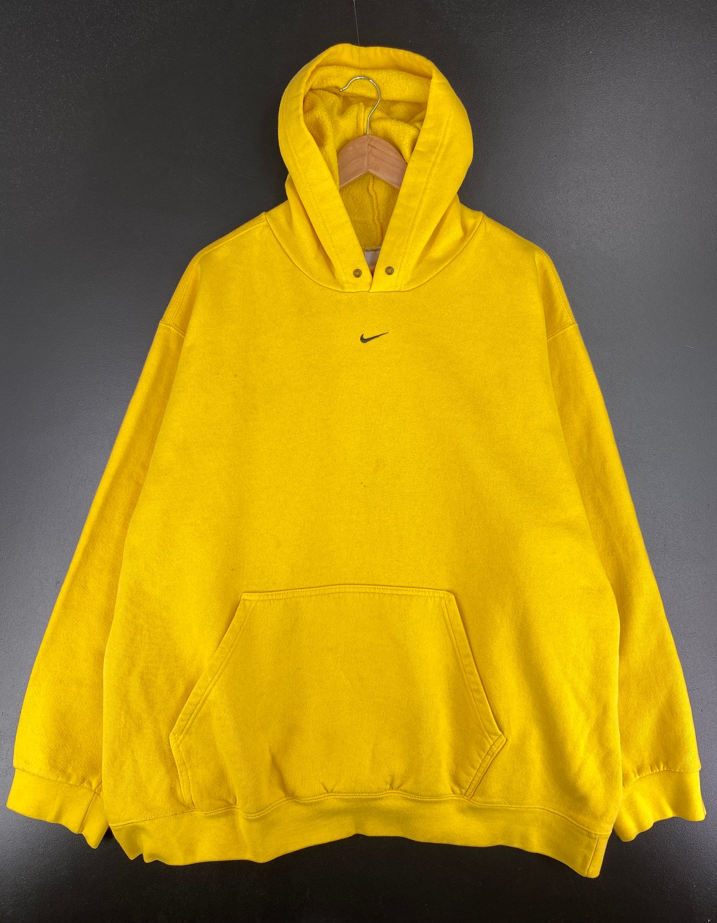 90's NIKE CENTER SWOOSH Size XXL Vintage Hoodie Sweat-shirt / A6073