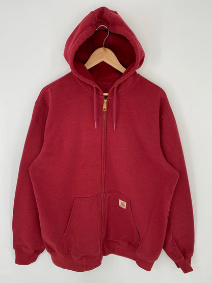 Vintage CARHARTT Size L Zip-up Hoodie Sweat-Shirt / K8495