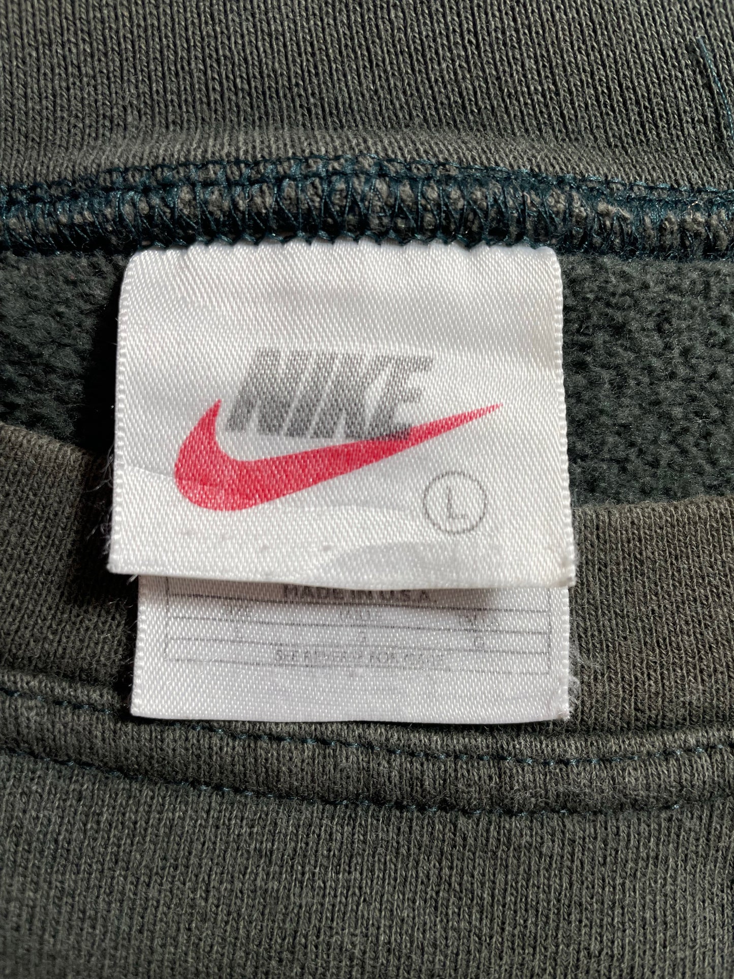 90's NIKE Made in USA Size L Vintage Sweat shirt / K6997