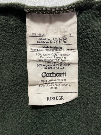Vintage CARHARTT Size L Half-Zip Sweat-shirts / A947