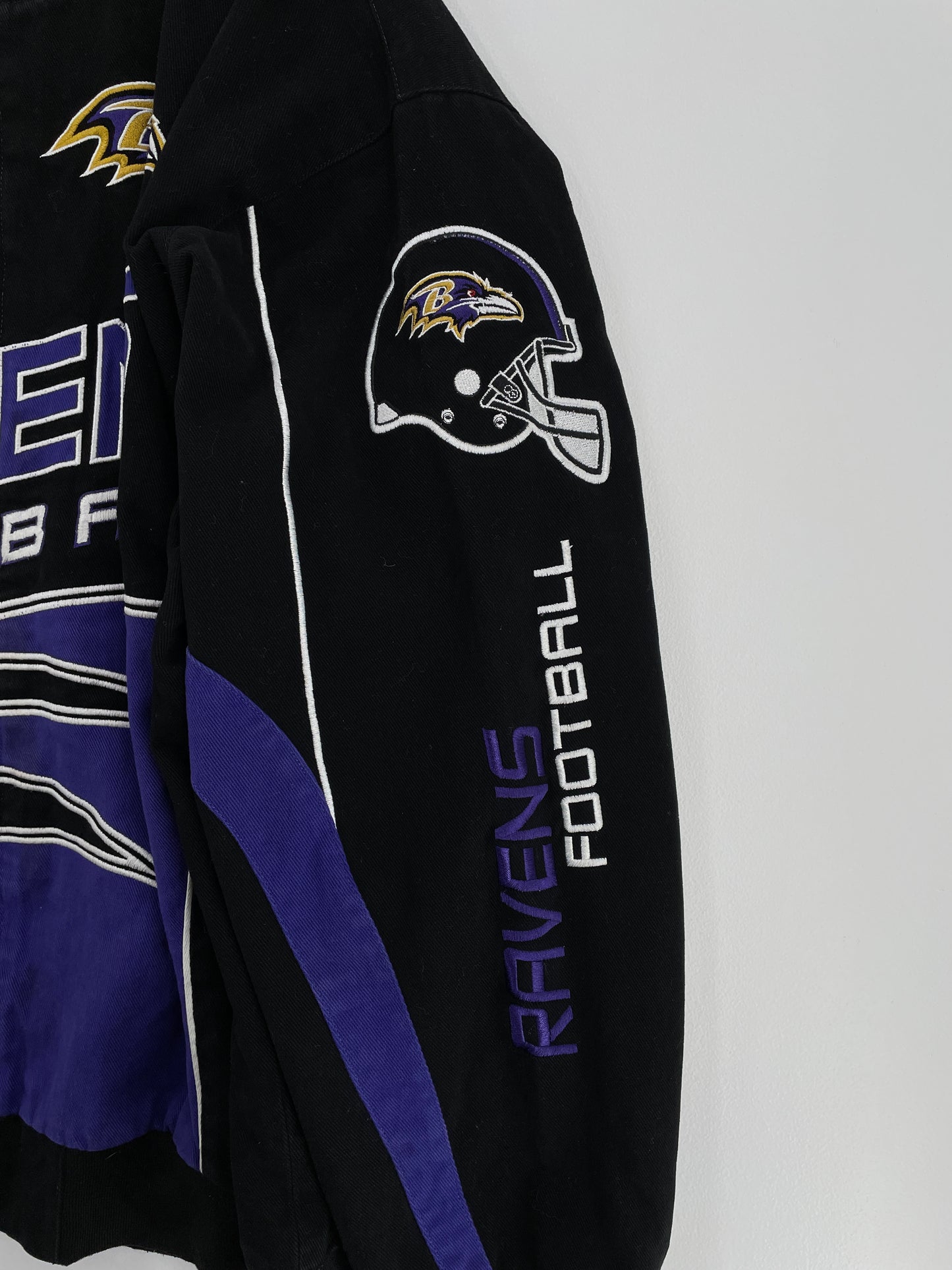 Vintage BALTIMORE RAVENS Size XXXL NFL Racing Jacket / E861