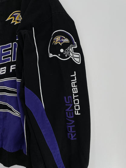 Vintage BALTIMORE RAVENS Size XXXL NFL Racing Jacket / E861