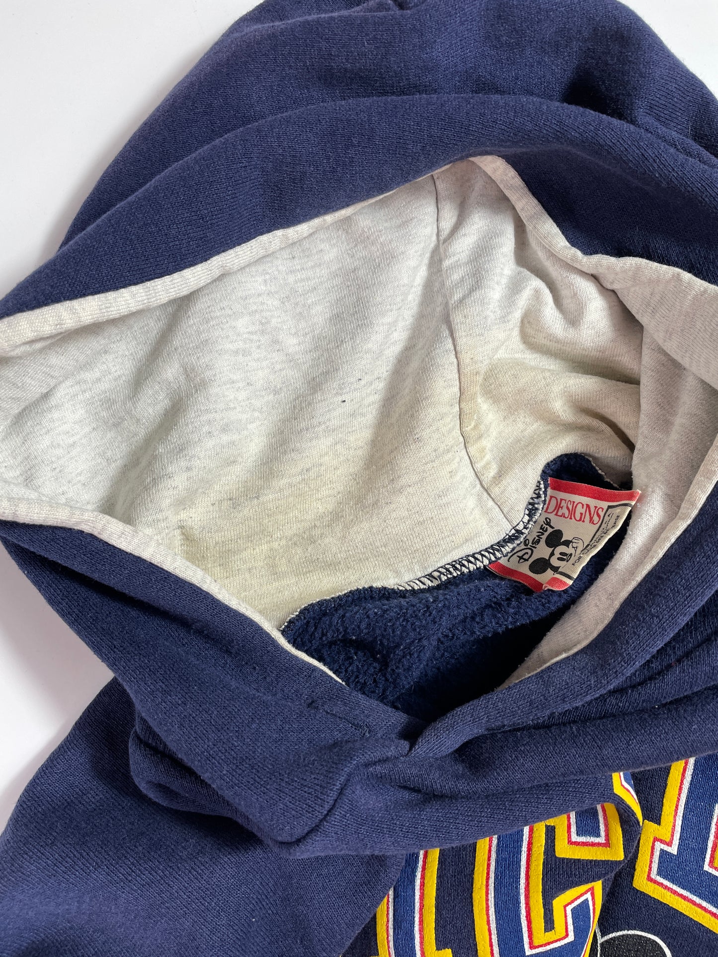 90's DISNEY MICKEY Made in USA Size XL Vintage Hoodie Sweat-shirt / E3421S