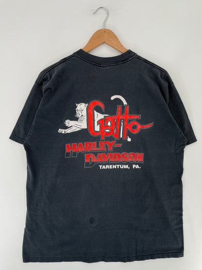 1991 HARLEY DAVIDSON Made in USA Size XL Vintage T-shirt / E6529T