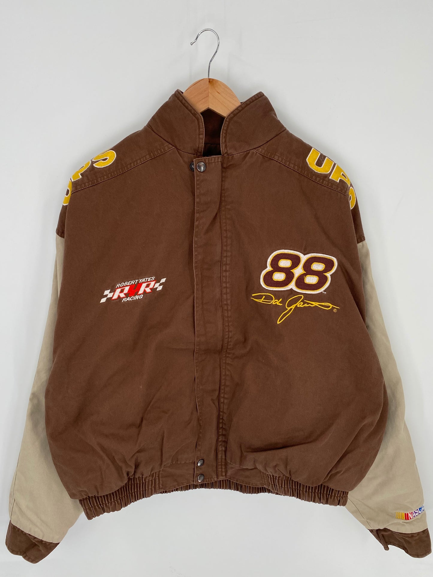 Vintage UPS x NASCAR DALE EARNHARDT JR Size L Racing Jacket/ K8305