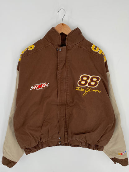 Vintage UPS x NASCAR DALE EARNHARDT JR Size L Racing Jacket/ K8305