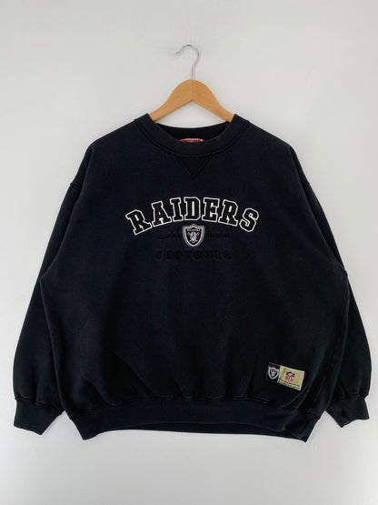 Vintage Raiders Size L NFL Sweat-Shirt / E6640S