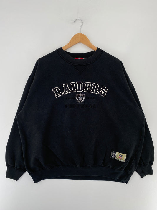 Vintage Raiders Size L NFL Sweat-Shirt / E6640S