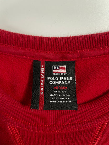 Vintage POLO JEANS RALPH LAUREN Size M Vintage Sweat-shirt / E193