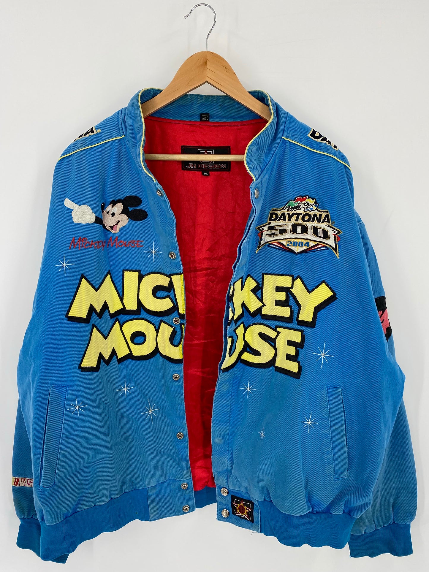 2004 NASCAR DAYTONA x MICKEY MOUSE Size XXXL Racing Jacket/ K6684