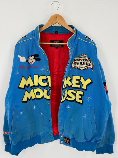 2004 NASCAR DAYTONA x MICKEY MOUSE Size XXXL Racing Jacket/ K6684