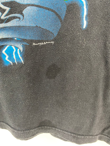 90's AMERICAN THUNDER WOLF Size XXL Vintage T- shirt / K9879