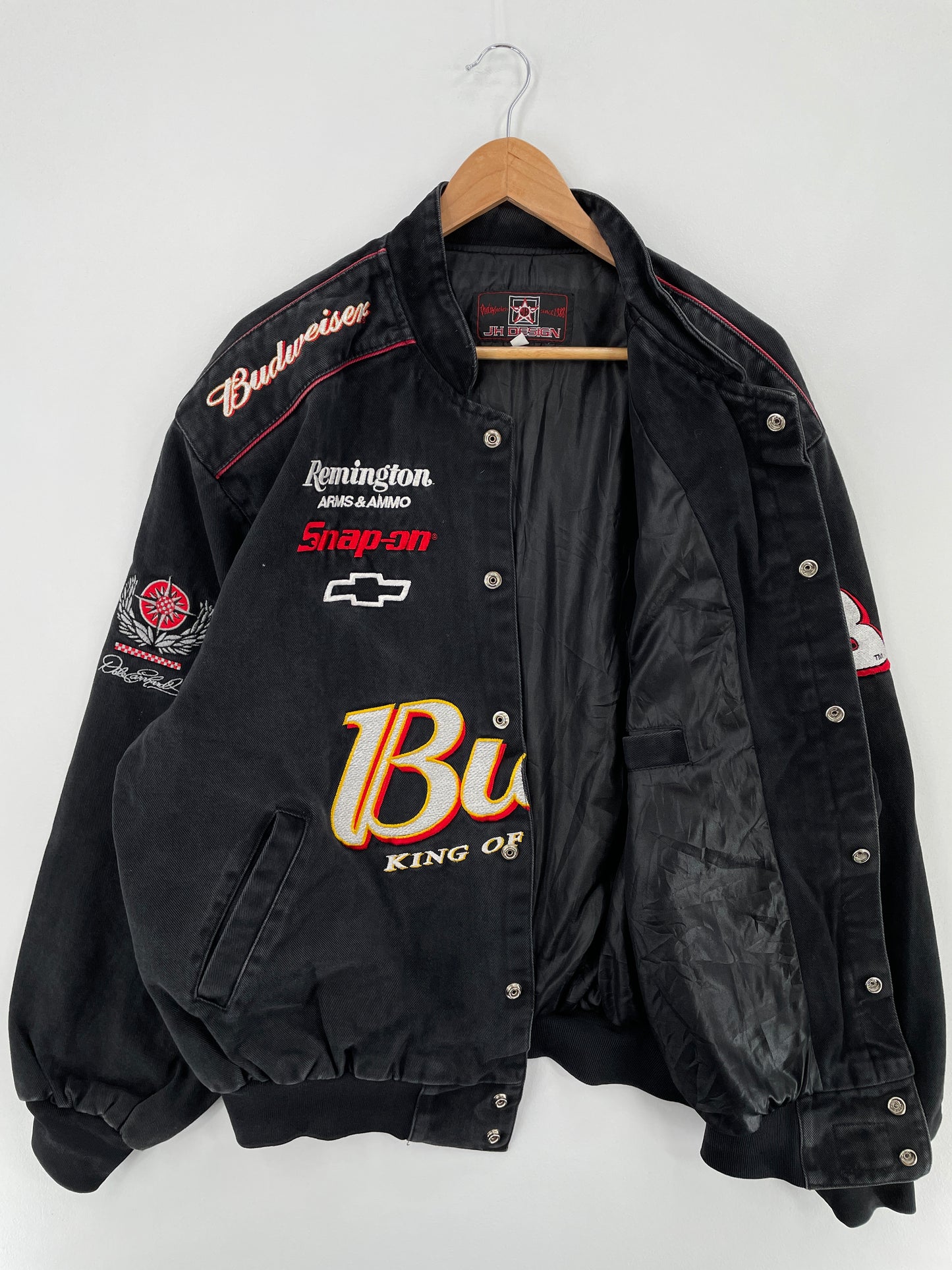 Vintage BUD WEISER Size XXL Racing Jacket / E610