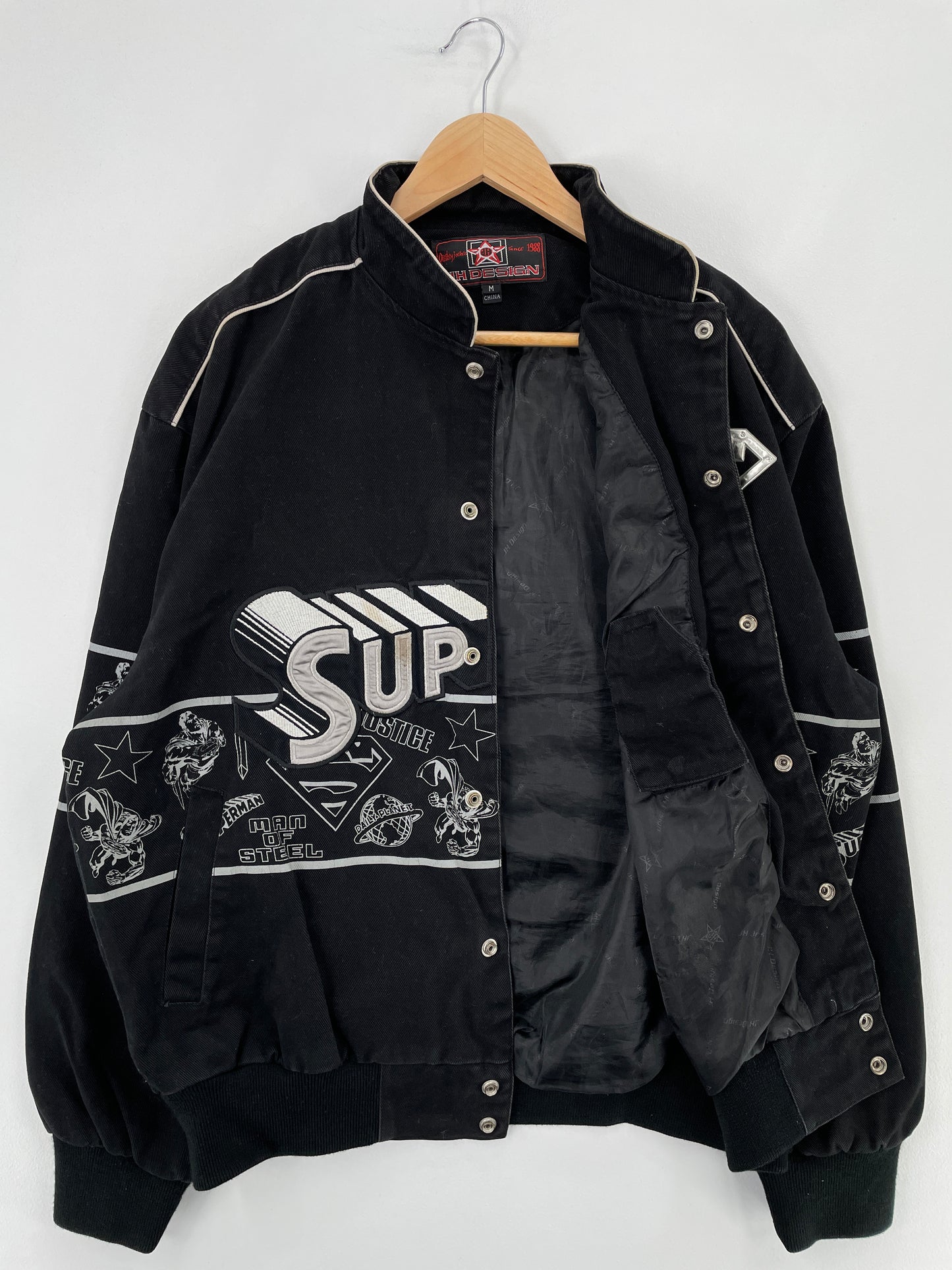 .2003 MARVEL SUPERMAN  Size M Vintage Racing jacket / E1959J