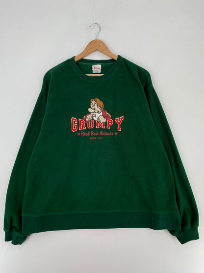 00' DISNEY GRUNPY Size XL Vintage Fleece / E2201S