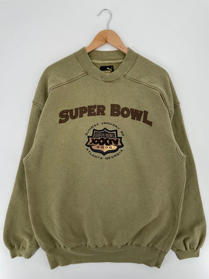2000 PUMA x SUPER BOWL ATLANTA Size L Vintage NFL Sweat-shirt / A1994