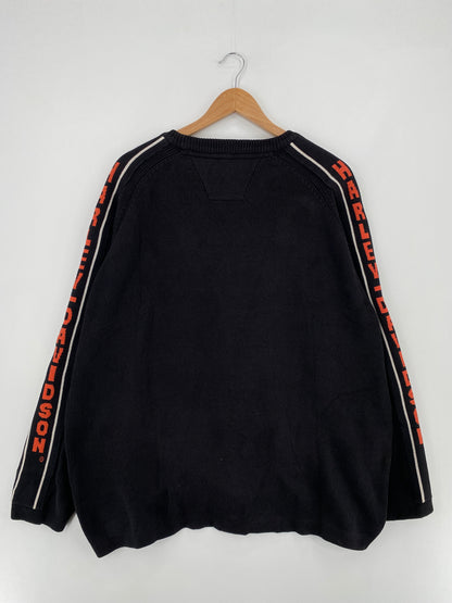 90's HARLEY DAVIDSON Size XL Vintage Knit Sweater/ E733