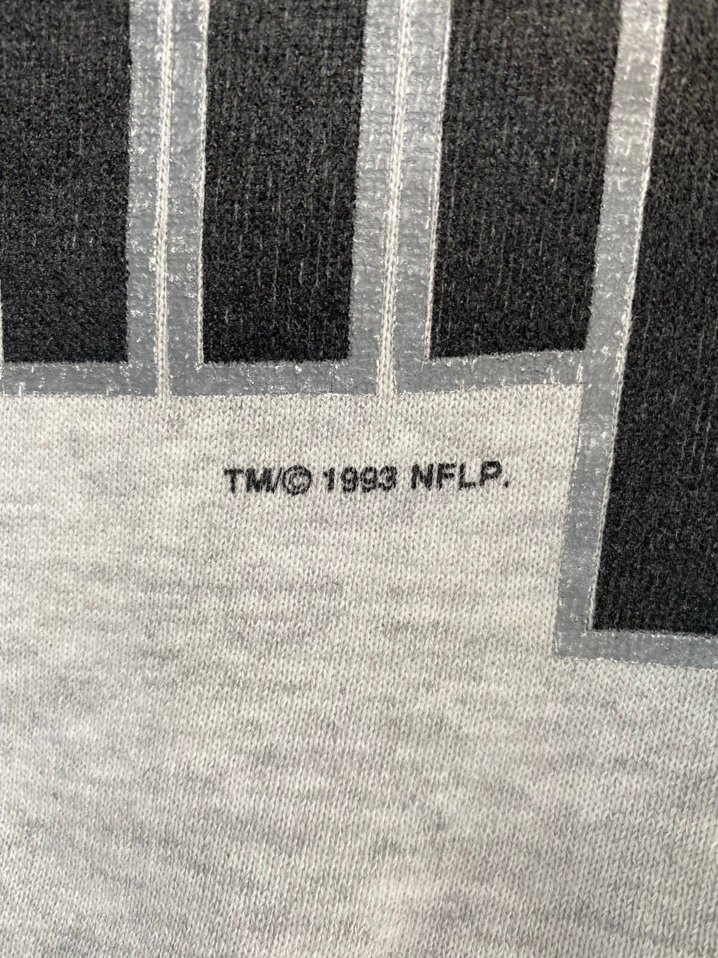 1993 LOS ANGELES RAIDERS Size No Tag (Approx.L-XL) Vintage NFL Sweat-Shirt/ K7683