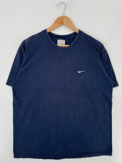 00' NIKE MINI SWOOSH Size L Vintage T-Shirt / E4453T