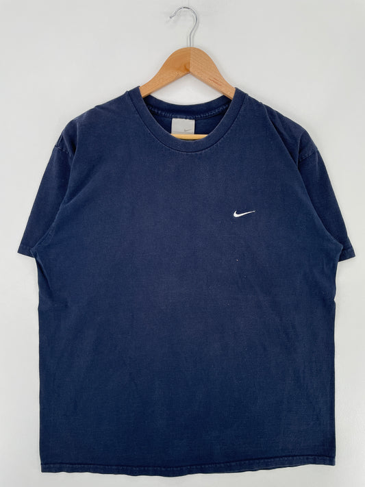 00' NIKE MINI SWOOSH Size L Vintage T-Shirt / E4453T