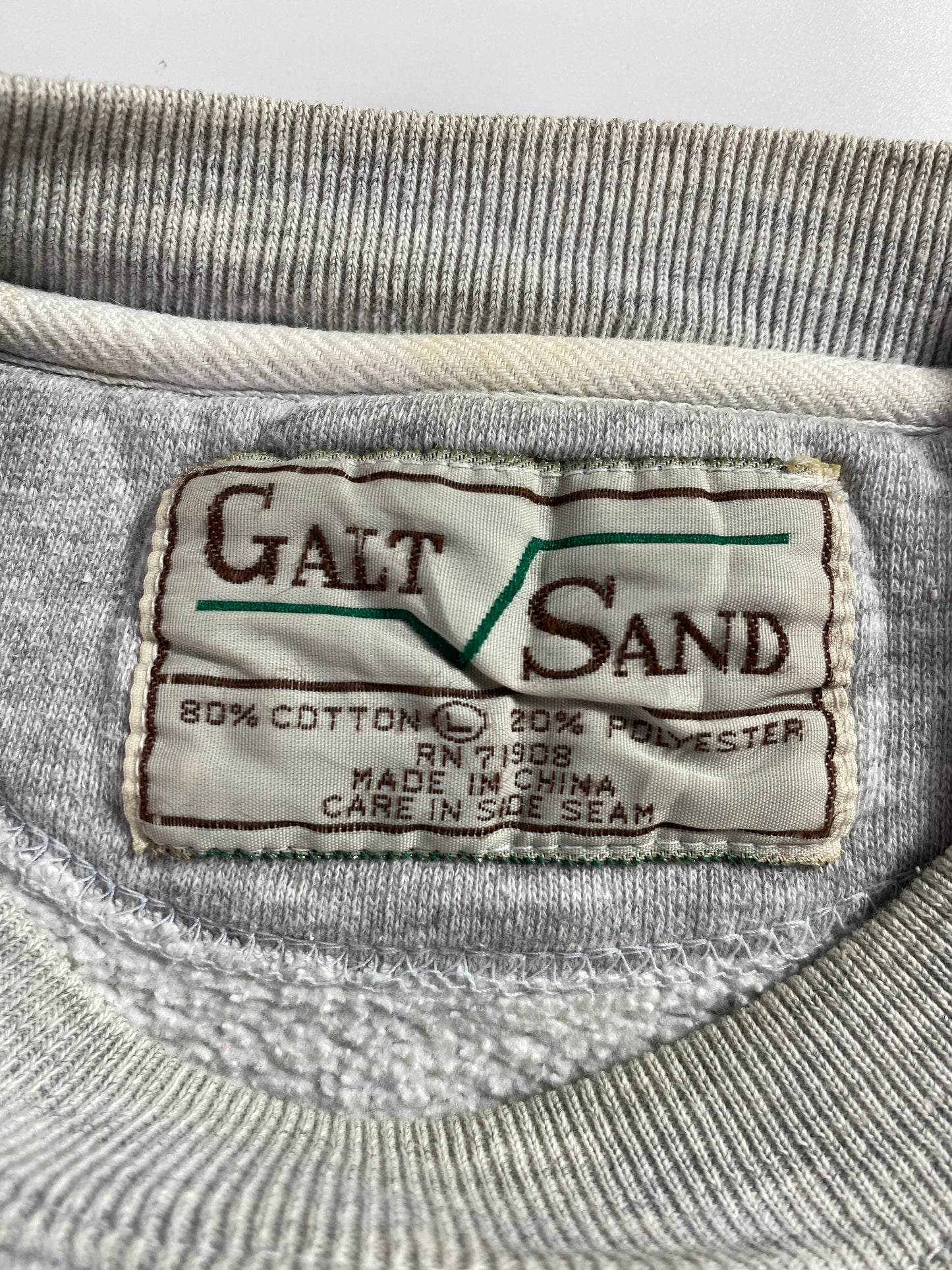 90's ILLINOIS Size L Vintage College Sweat-shirt / A4326