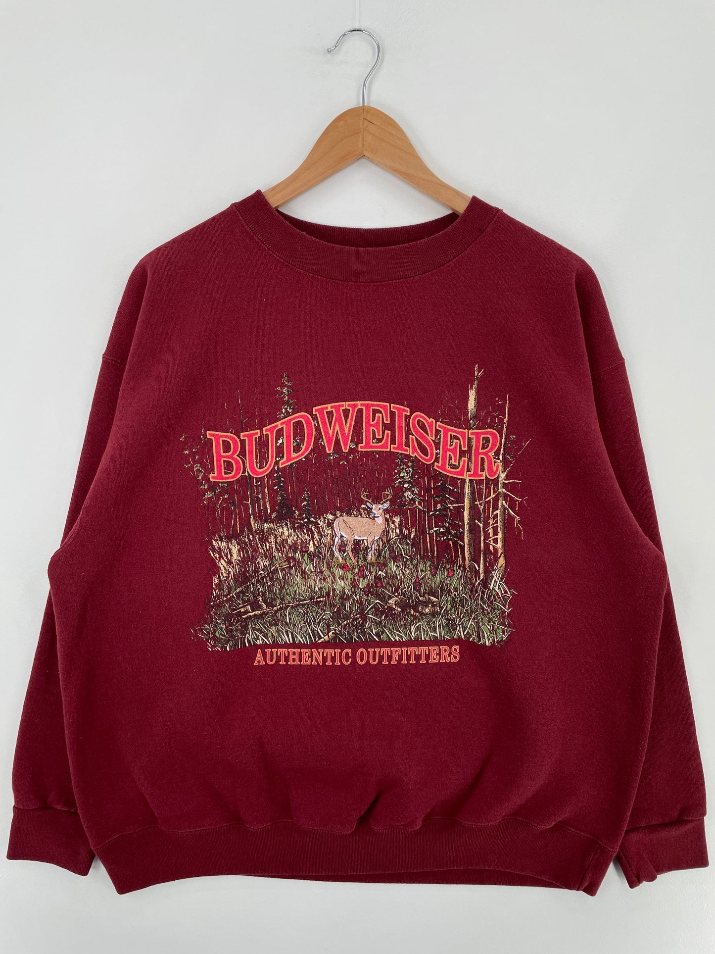 90's BUDWEISER Size XL Vintage Sweat-Shirt / E1468S