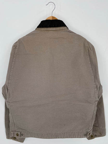 Vintage CARHARTT Made in USA Size L Zip-up Sweat-shirt Jacket / K8113