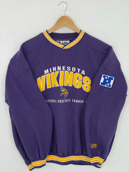 90’s MINNESOTA VIKINGS Size XL NFL Sweat shirt / K5669
