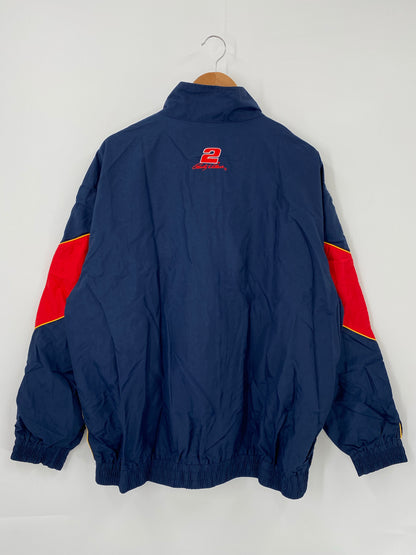 00’ MILLER LITE Size XL Vintage Racing Nylon Jacket / K4237