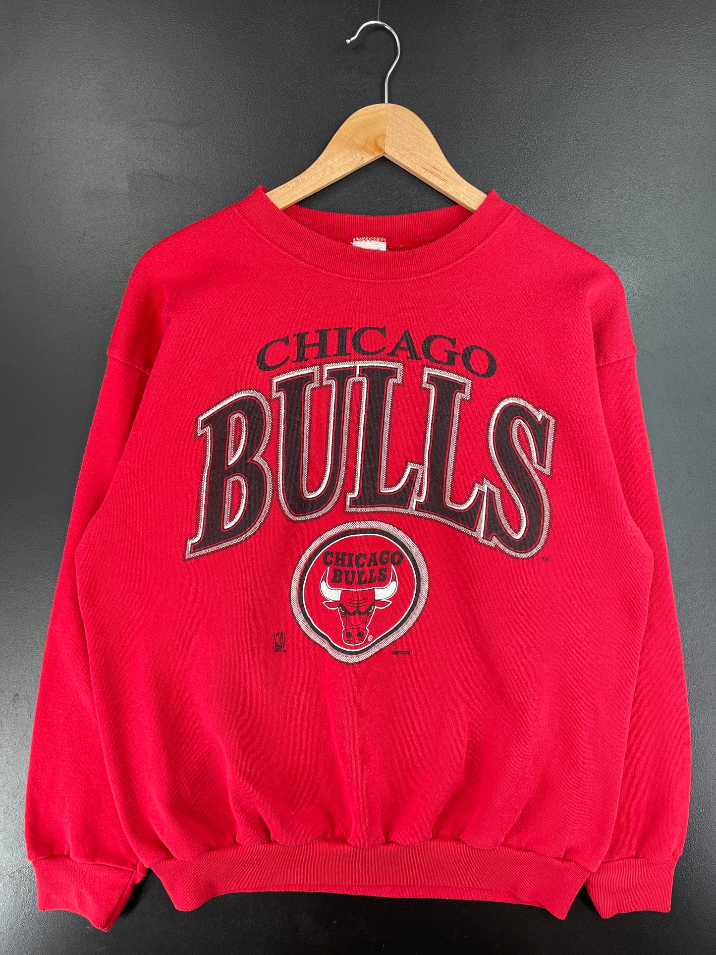 90's CHICAGO BULLS Made in USA Size XL Vintage NBA Sweat-shirt / E4975S