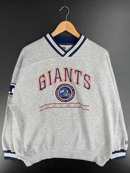 00' NEW YORK GIANTS Size L Vintage NFL Sweat-shirt / E3284S