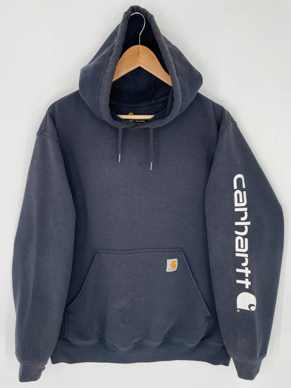 Vintage CARHARTT Size L Hoodie Sweat-Shirt / E6519S