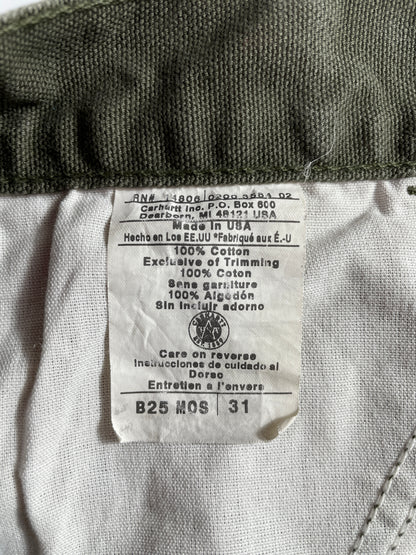 Vintage CARHARTT Made in USA Size W31xL7.5 Duck Shorts / A3558