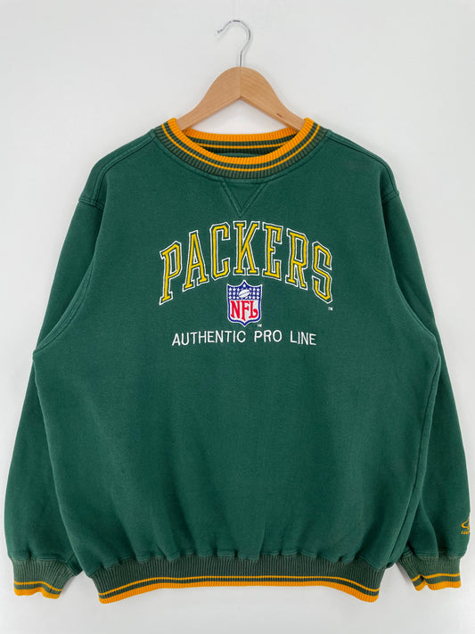 00' GREEN BAY PACKERS Size XL Vintage NFL Sweat-shirt / A1993