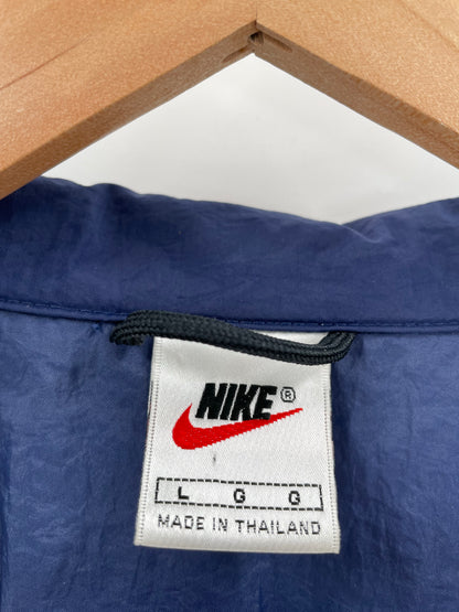 90's NIKE Size L Vintage Zip-up Nylon Jacket / K5346