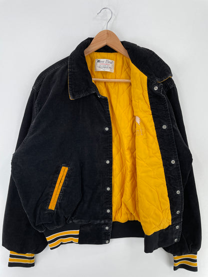 .80’s IOWA Made in USA Size L College Corduroy Jacket / A9753