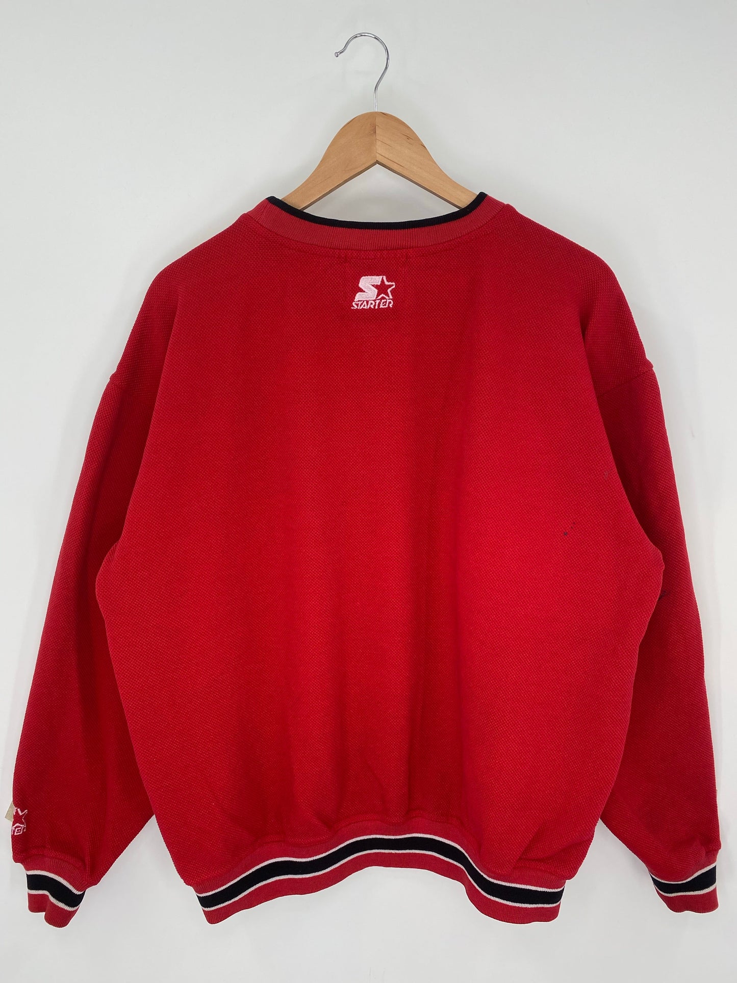 90's STARTER x DETROIT RED WINGS Size M Vintage NHL Sweat-Shirt / A8088