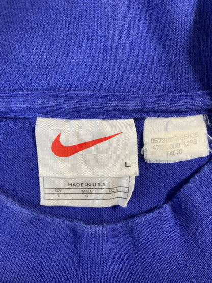 90's NIKE Made in USA Size L Vintage Long Sleeve T-Shirt / A8210