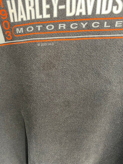 2001 HARLEY DAVIDSON Size No Tag (Approx.XL) Vintage Sweat-shirt / K9020