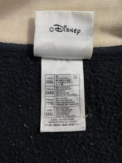 00' DISNEY MICKEY Size XXXL Vintage Half Zip-up Sweat-Shirt / A1236