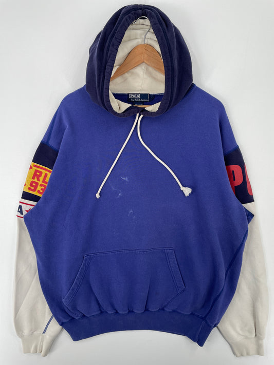 90's POLO RALPH LAUREN Size L Vintage Hoodie Sweat-shirt / A9641
