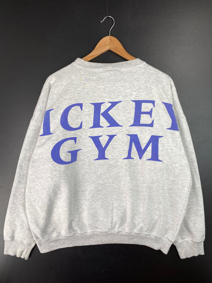 90's DISNEY MICKEY'S GYM Approx. Size L Vintage Sweat-shirt / A7228