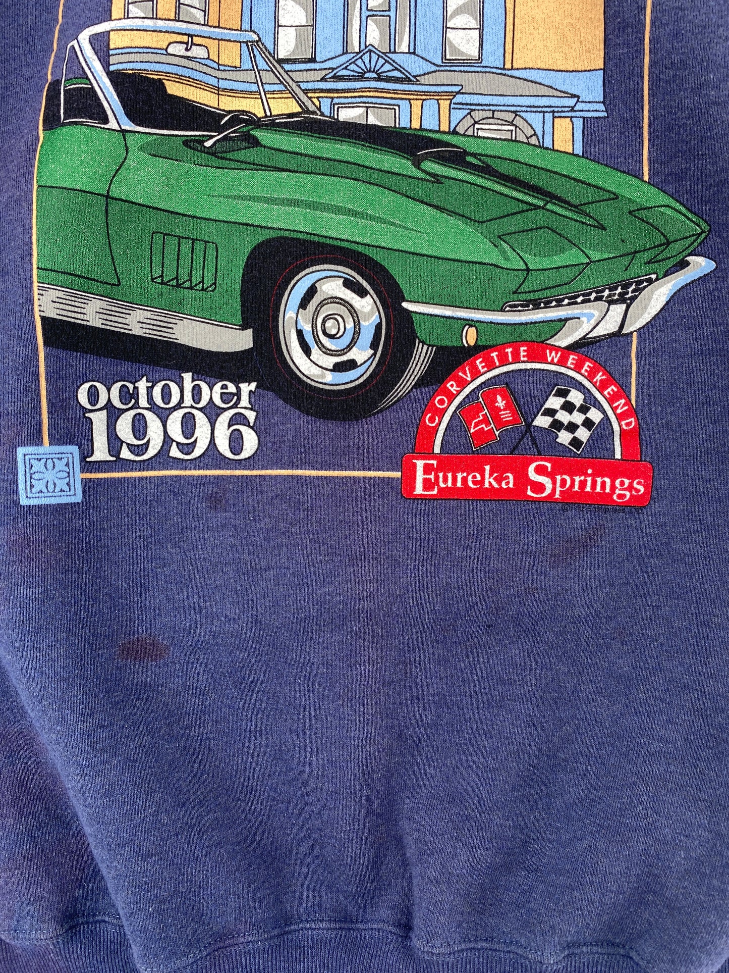 1996 CORVETTE Made in USA Size XL Vintage Sweat-shirt / E6000S