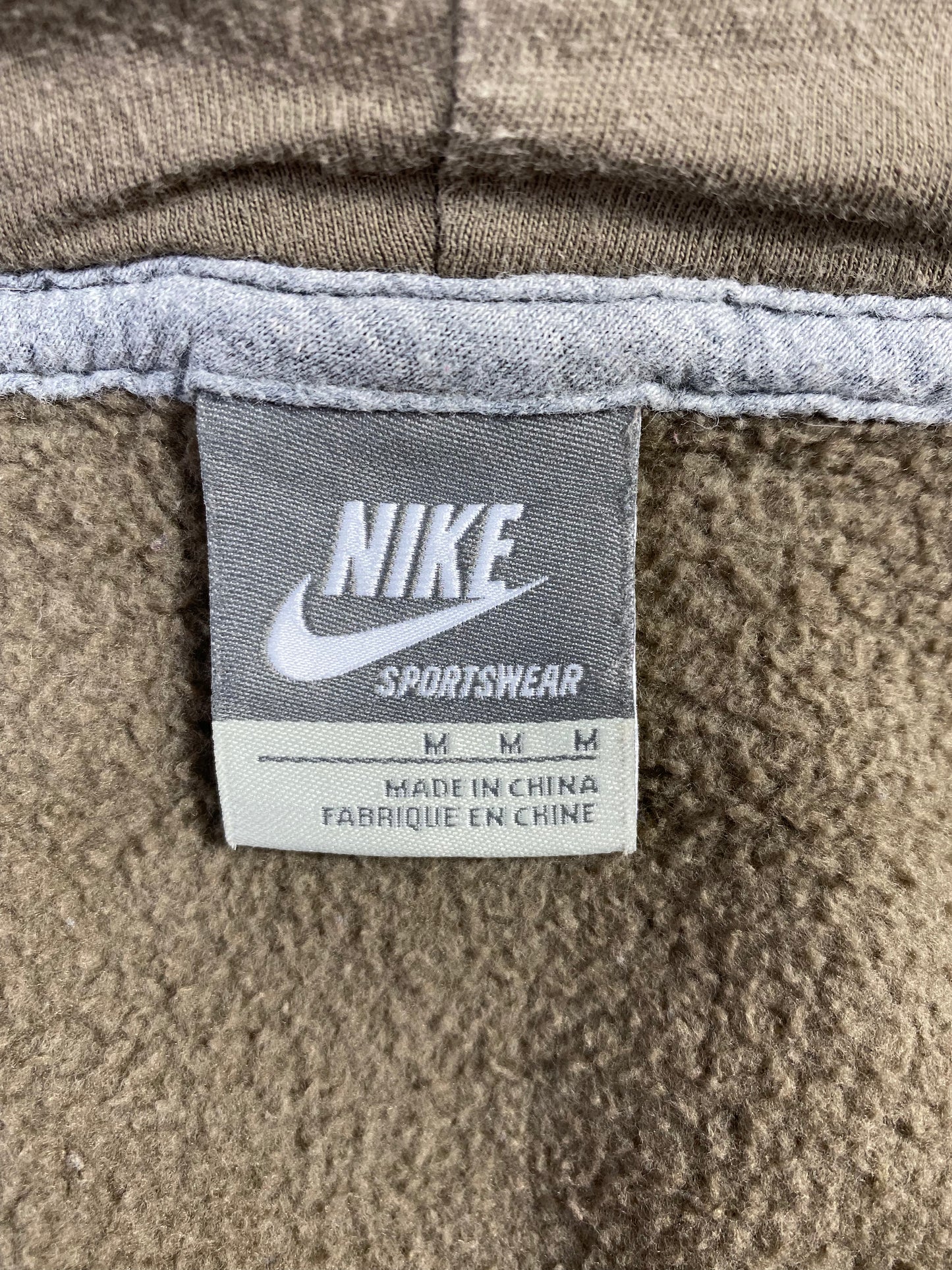 00' NIKE Size M Vintage Zip Up Hoodie Sweat-shirt / A550