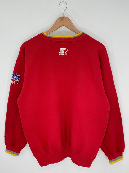 90's STARTER x KANSAS CITY CHIEFS Size M Vintage NFL Sweat-Shirt / A8084