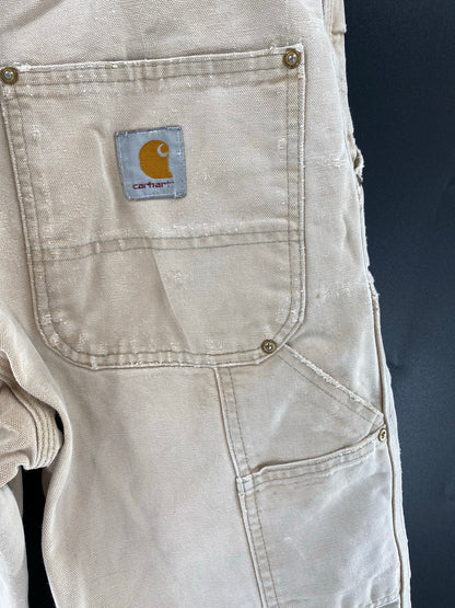 Vintage CARHARTT Size No tag (Approx. 31 x 29) Double Knee Duck Pants / K6520