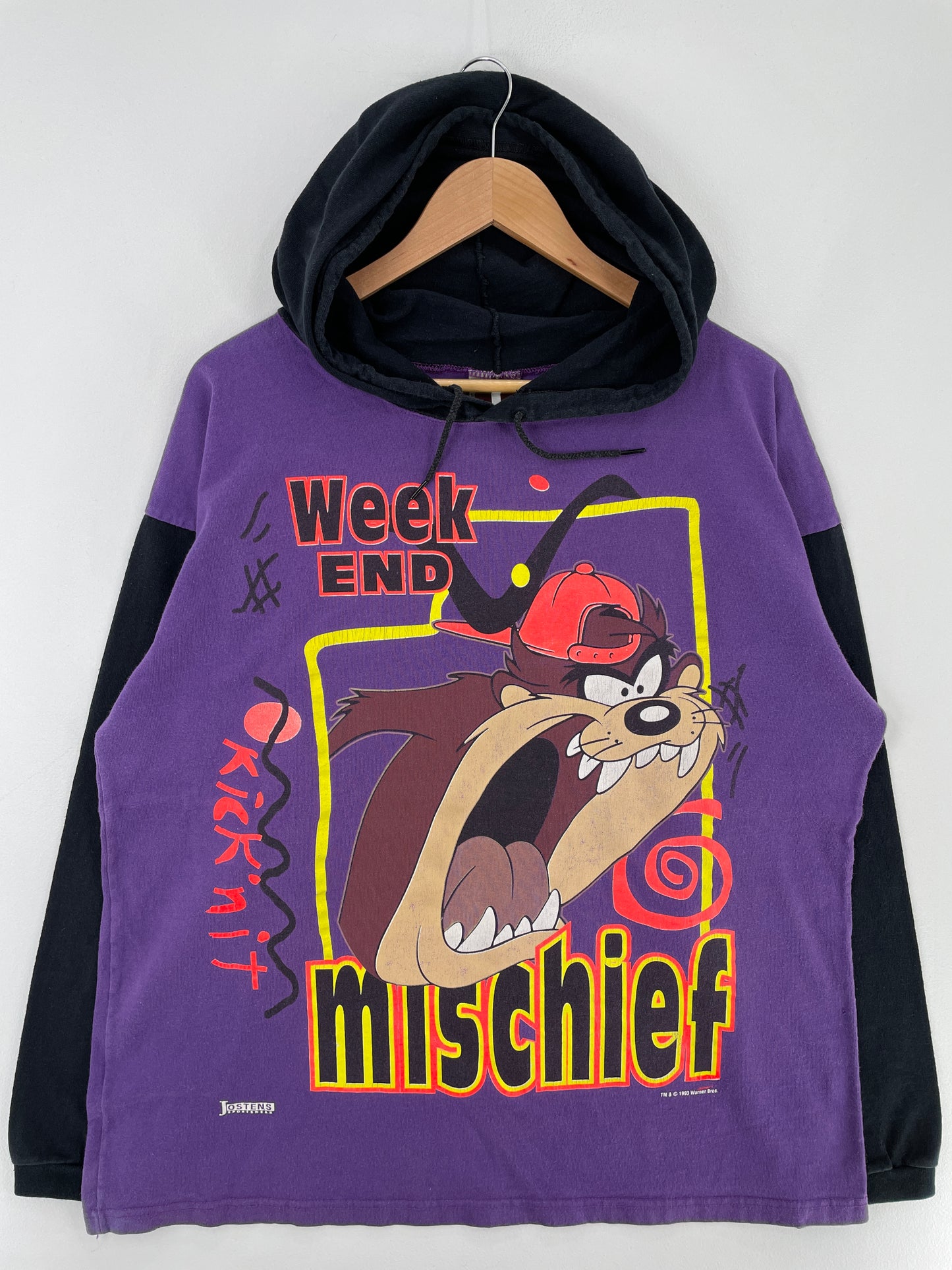 .1993 LOONEY TUNES Made in USA Size L Vintage Long sleeve T-shirt / E5014T